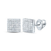 1 1/2CTW-DIA FASHION INVISIBLE EARRING